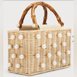 Chloe Pearl Beaded Top-Handle Box Bag - BTB Los Angeles